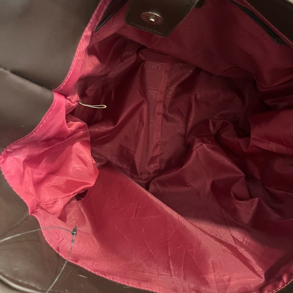 Liz Claiborne Tan and Brown Zebra Print Shoulder Bag - Picture 5 of 7